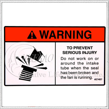 Warning Label Sticker (KG-LA004)